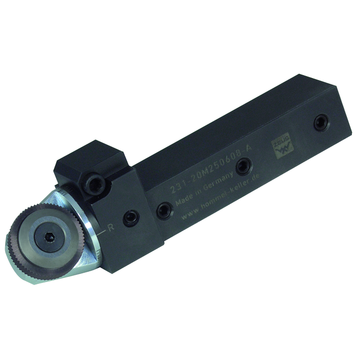 Rändelfräswerkzeug 25x25mm Bereich 10-300mm (für 1 Rändelrad 25x6x8mm) - 1